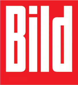 Logo der Zeitung mit dem Wort Bild in großen, weißen Buchstaben vor rotem Hintergrund.