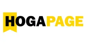 Logo von HOGAPAGE in schwarz und gelb, bestehend aus den Wörtern HOGA und PAGE.