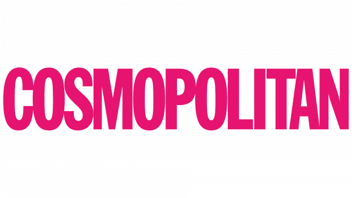 Logo von Cosmopolitan in kräftigem Pink, symbolisiert die Themen Lifestyle, Mode und weibliche Empowerment.